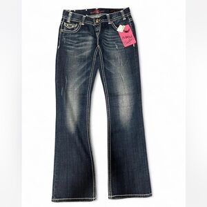 Rock N Roll Cowgirl Low Rise Boot Cut Jeans NWT SIZE 28 x 34